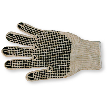 Fine knitted gloves with knobs Size 8